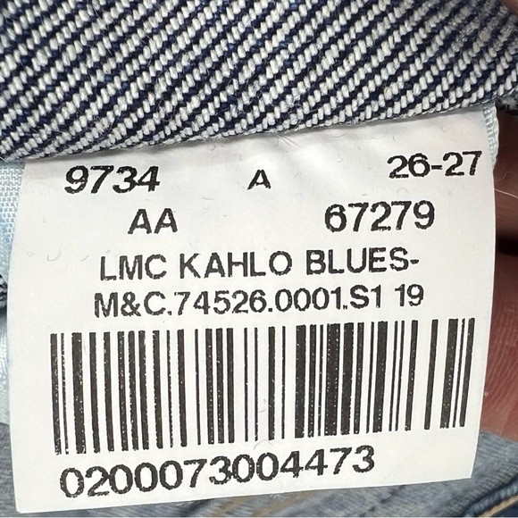 LEVI'S Made & Crafted Boyfriend Fit Jeans Kahlo Blues Size 26/27 - Picture 11 of 15